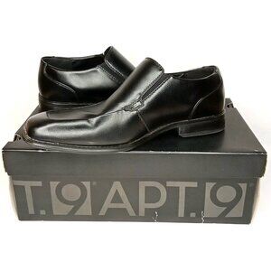 Vintage Men's Dress Shoes Loafer Black Size 9.5 Wide Apt. 9 With Box 2000s